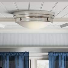 This flush mount lighting's retro design is ideal for any hallway, kitchen, sitting room, or foyer in coastal, craftsman, farmhouse, rustic, urban industrial, and vintage electric interiors. Flush Mount Lighting Wayfair