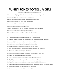 24 Funny Jokes To Tell A Girl That You Like Impress Her Now