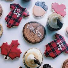 Lumberjack Baby Shower Treats Kisses Caffeine