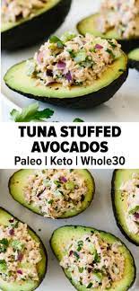 Tuna Stuffed Avocados Avocado Recipes Healthy Recipes Paleo Recipes