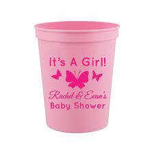 Butterfly Baby Shower Cups Personalized Butterfly Baby Shower Favors Factory21 Party Favors