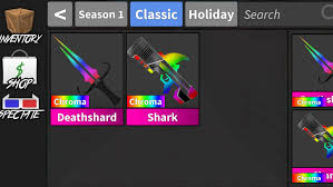 More than 40,000 roblox items id. Roblox Mm2 Chroma Deathshard And Shark Toys Games Video Gaming Video Games On Carousell