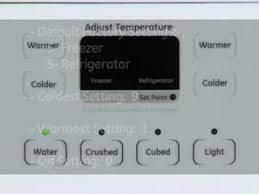 If you want a colder or warmer temperature, move the dial one setting at a time. Adjusting Side Byside Refrigerator Temp Controls Set Point Youtube