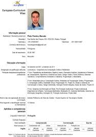 Crie curriculum vitae (gerador de currículo grátis) em profissional e moderno com carta de apresentação utilizando a nossa aplicação gratuita do fazer curriculo em português. Modelo Cv Europass Portugues Word