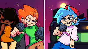This game was made by carson. Friday Night Funkin Mod Grown Up Boyfriend Pico Full Week Youtube