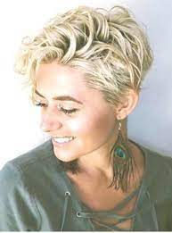 Pixie Bob 20 Short Curly Blonde Hairstyles Pixie Bob And Curls Women Fashio Blonde Curls Curly Cheveux Courts Bob Cheveux Coiffures Blondes Courtes
