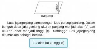 Maybe you would like to learn more about one of these? Rumus Jajar Genjang Cara Menghitung Luas Keliling Contoh Soal