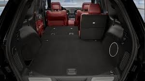 Display Rear Compartment Of Grand Cherokee With The 60 Portion Split Rear Seat Folded Down And 40 Portion Jeep Grand Cherokee Jeep Grand Jeep Cherokee Interior