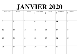 Calendriers janvier 2020 pdf imprimable. Vacances Calendrier Janvier 2020 A Imprimer Nosovia Com