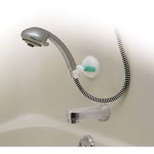 Safe Er Grip Portable Bathroom Suction Cup Handheld Shower Head Holder With Adjustable Height For Comfort And Safety Walmart Com In 2020 Shower Head Holder Portable Shower Handheld Shower Head
