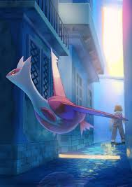 ash ketchum and latias (pokemon and 3 more) drawn by kikuyoshi_(tracco) |  Danbooru