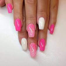gelnagel neon pink nagel inspiration nails nageldesign