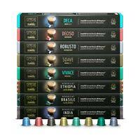 A single compact and lightweight capsule machine which produces premium gourmet coffee with a simple touch and it's nespresso compatible. 200 Coffee Capsules Lavazza Compatible With Nespresso Pods 7 Flavour 50 100 150 8032680751301 Ebay