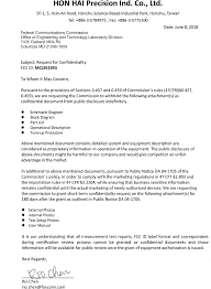 You will need to submit an application letter in certain terms which are established by the admission committee. 951993 Lte Module Cover Letter Confidentialtity Request Letter Hon Hai Precision Ind
