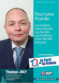 L'affiche officielle de la liste régionale du PDF