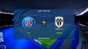 Souleyman doumbia, romain thomas, ismael traore, vincent manceau; Paris Saint Germain Vs Angers Parc Des Princes 2020 21 Ligue 1 Pes 2021 Youtube