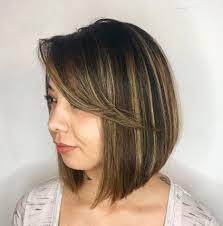 40 Stylish And Sassy Bobs For Round Faces Angled Bob Hairstyles Long Bob Hairstyles Bob Haircut For Round Face