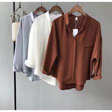 Bahan babyterry,blouse lingkar dada 98cm panjang 60cm,rok lingkar pinggang 92cm panjang 90cm,rok pinggang karet,mudah menyerap. Blouse Kyoko Shopee Indonesia