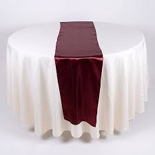 14 X 108 Burgundy Satin Table Runners Cheap Table Runners Burgundy Table Runner Table Runners