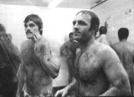 Hit The Showers Furballs John Beck And James Caan In Rollerball Shirtless Celebrities Actor John John