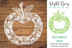 Download Apple Paper Cut Design Graphic By Digital Gems Creative Fabrica SVG Cut Files