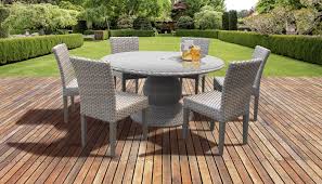 When it comes to essential furniture for your home, a beautiful dining table can really make your dining room stand out. Monterey 60 Inch Outdoor Patio Dining Table With 6 Armless Chairs