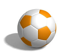 Orange White Football 3d Model 3d Model Model Football