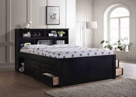 The queen size captains bed is fit for royalty, and youll definitely feel special while resting on it. Queen Captain Bed J A Y Furniture Co