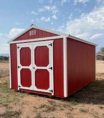 The pictured unit is 6 feet tall (natural wood) and includes 10 slots to hold all types of tools! Yoder S Storage Sheds Portable Buildings Barns Colorado