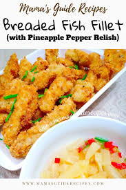 A fast and easy recipe that adds a lot of flavor to fish!submitted by: Cream Dory Fillet Fish Recipe With Delicious Pineapple Relish