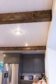 Kitchen Chronicles Diy Wood Beams Wood Beam Ceiling Faux Wood Beams Wood Beams