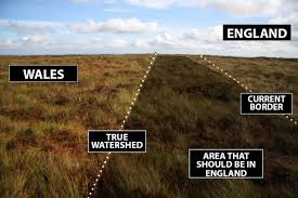 The border placement on the ordnance survey map, although very close to the summit. The Wales England Border Is In The Wrong Place And Wales Might Have To Give Some Land Back Wales Online