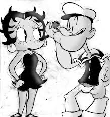 Betty Boop Old Cartoon Characters Black And White Viewing Gallery For Popeye Black And White Betty Boop Betty Boop Cartoon Boop