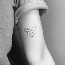 The self love club tattoo trend was started by australian artist frances cannon, whose body positive illustrations inspired many into getting this declaration of self love tattooed onto their skin. Minimalistic Tattoo Love And Accept Yourself Wettbewerb In Der Kategorie Tattoo 99designs