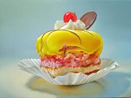 Hyper realistic drawings and paintings: Tjalf Sparnaay Hyperrealistic Food Paintings