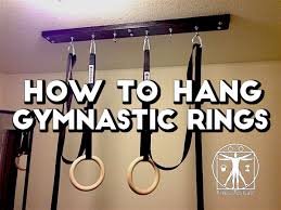 how to hang gymnastic rings fitness