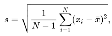 When the values in a dataset are grouped closer together, you have a smaller standard the standard deviation is just the square root of the variance. Why Standard Deviation Formula Has N 1 In The Denominator But Variance Only N Cross Validated