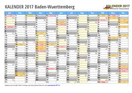 Wie gewohnt können sie hier unsere excel kalender vorlagen als excel kalender 2021 mit ferien kostenlos herunterladen. Kalender 2017 Baden Wurttemberg Zum Ausdrucken Kalender 2017