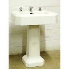 cast iron pedestal sink