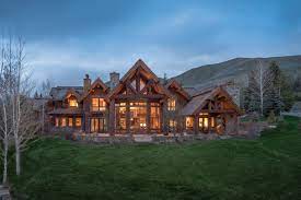 The cabin's large log beams and stone accents are reminiscent of traditional cabins, but at 14,277 park city's most expensive listing, this 12 bedroom, 16 bathroom cabin asking $34 million in park. Log Cabin Luxury 7 Deluxe Log Homes Christie S International Real Estate