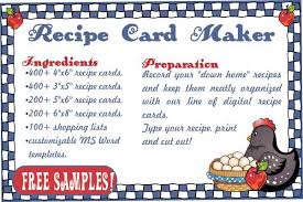 Free Cute Printable Recipe Cards Type Print Your Recipes Online Onto Cute Recipe Cards Recipe Cards Template Scrapbook Recipe Book Printable Recipe Cards