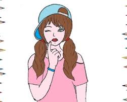 Muslims girls pencil drawing full body. How To Draw A Anime Girl Archives How To Draw Step By Step