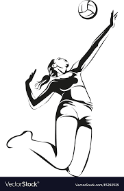 Vector Illustration Icon Beach Volleyball Player Download A Free Preview Or High Quality Adobe Illus Volleyball Drawing Volleyball Images Volleyball Wallpaper
