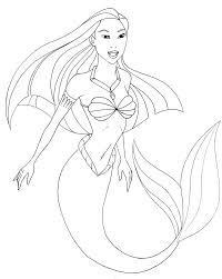 Pocahontas Mermaid Line Attemp By Therainedrop Mermaid Coloring Pages Mermaid Coloring Disney Princess Coloring Pages