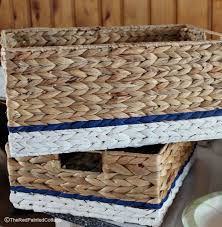 Maybe you would like to learn more about one of these? Painting Wicker Baskets With A Paintbrush The Red Painted Cottage