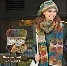 Burcum Batik Ile Sal Ve Atki Takimi Orgu Moda Stilleri Batik