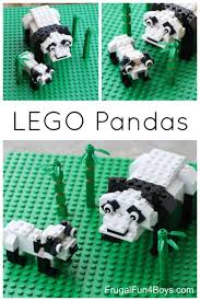 Lego Panda Bear Building Instructions Frugal Fun For Boys And Girls Lego Activities Lego Projects Lego Challenge