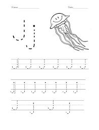 Letter J Worksheet For Kindergarten Preschool And 1 St Grade Preschool And Ki Tracing Worksheets Preschool Handwriting Worksheets Alphabet Tracing Worksheets