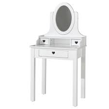 Impressions vanity's hollywood classic xl vanity mirror comes in black, blue, silver, and white with power outlets for accessories and optional dimmer. Vipack Amori Dressing Table With Vanity Mirror White Hollywood Make Up Mirrors Dressing Tables Meubles