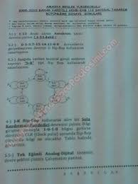 Sayisal Tasarim Dersi Butunleme Sorulari Tasarim Finaller Elektronik